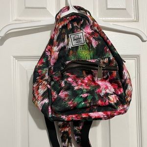 Herschel floral patter mini backpack. Never used